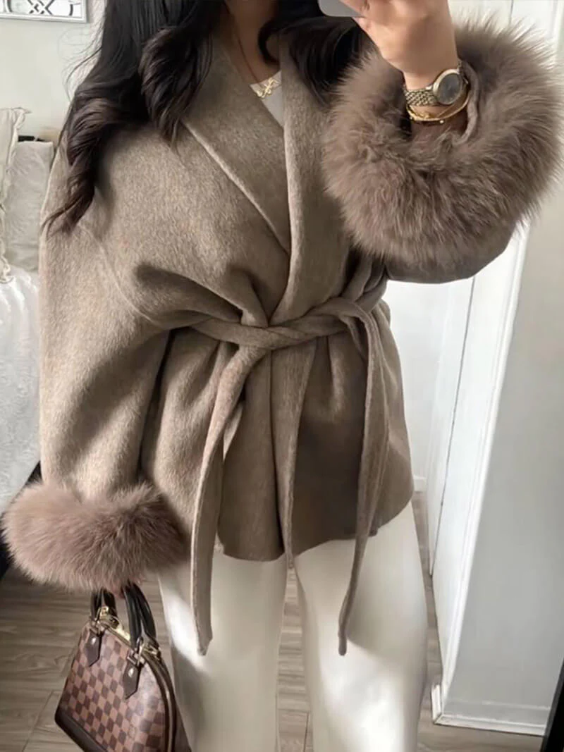 Grace Faux Fur Coat - Image 16