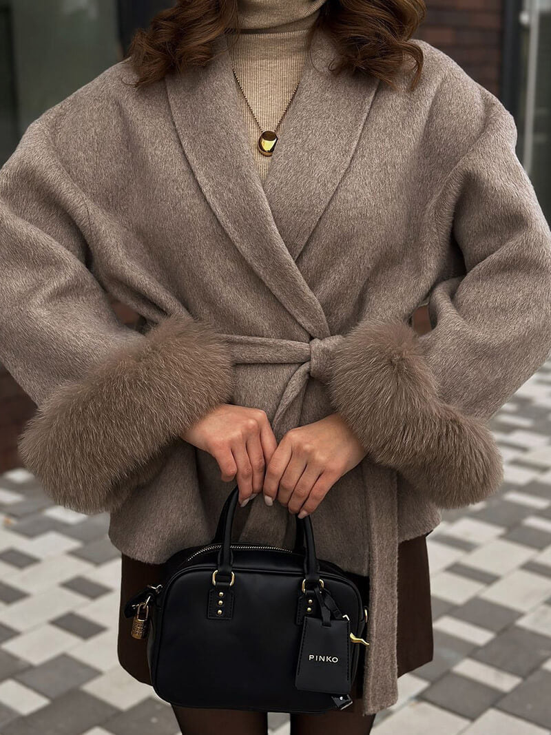 Grace Faux Fur Coat - Image 7