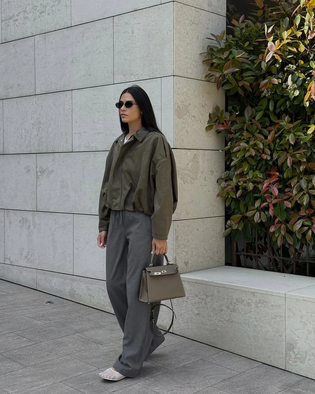 Lara Suede Bomber Jacket - Image 18