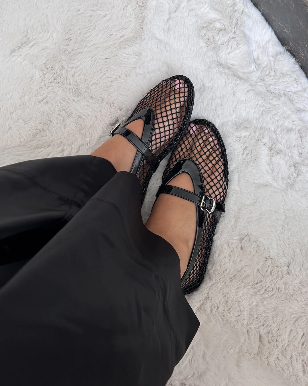 Margaux Mesh Ballet Flats - Image 3