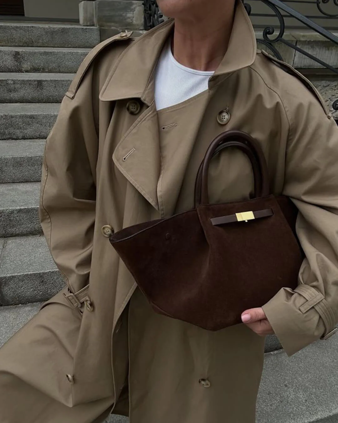 Mathilde Suede Bag - Image 9